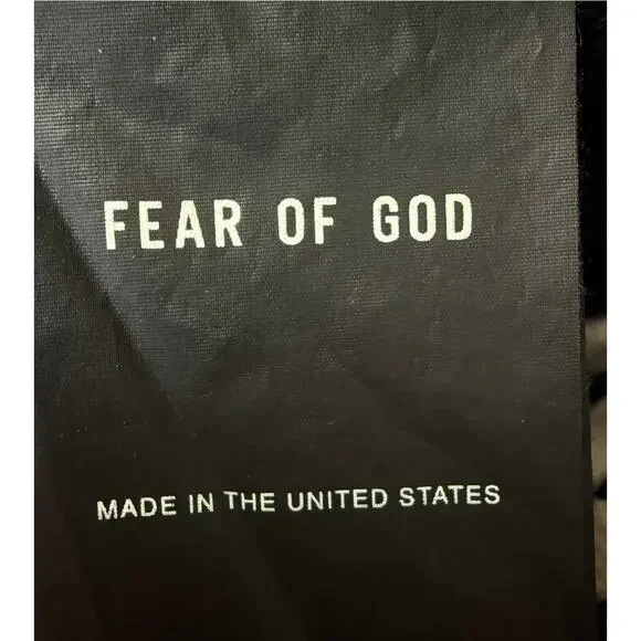 Fear of God Drawstring Straight Leg 100% Cotton Track Pants Made in USA Sz XXL - Picture 9 of 9